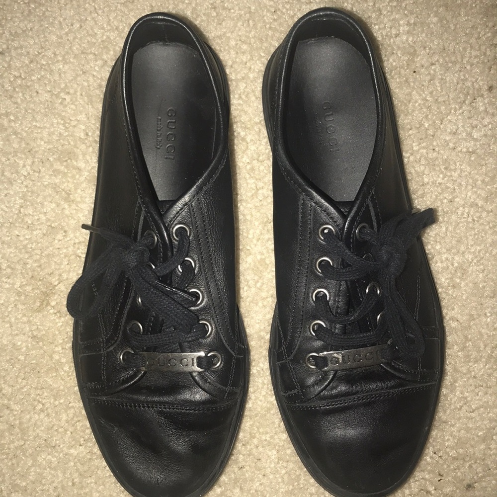 Black sneakers